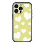 スリムプロテクションプレミアムケース［ Dot Hearts - Yellow ］