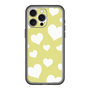 スリムプロテクションプレミアムケース［ Dot Hearts - Yellow ］