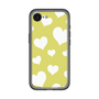 スリムプロテクションプレミアムケース［ Dot Hearts - Yellow ］