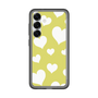 スリムプロテクションプレミアムケース［ Dot Hearts - Yellow ］