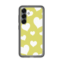 スリムプロテクションプレミアムケース［ Dot Hearts - Yellow ］