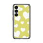 スリムプロテクションプレミアムケース［ Dot Hearts - Yellow ］