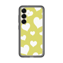 スリムプロテクションプレミアムケース［ Dot Hearts - Yellow ］