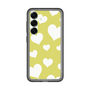スリムプロテクションプレミアムケース［ Dot Hearts - Yellow ］