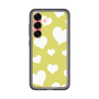 スリムプロテクションプレミアムケース［ Dot Hearts - Yellow ］