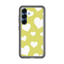 スリムプロテクションプレミアムケース［ Dot Hearts - Yellow ］