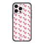 スリムプロテクションプレミアムケース［ Stripe Hearts - Pink ］