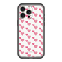 スリムプロテクションプレミアムケース［ Stripe Hearts - Pink ］