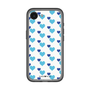 スリムプロテクションプレミアムケース［ Stripe Hearts - Blue ］