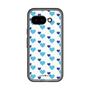 スリムプロテクションプレミアムケース［ Stripe Hearts - Blue ］