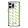 スリムプロテクションプレミアムケース［ Stripe Hearts - Green ］
