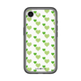 スリムプロテクションプレミアムケース［ Stripe Hearts - Green ］