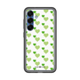スリムプロテクションプレミアムケース［ Stripe Hearts - Green ］