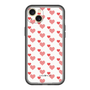 スリムプロテクションプレミアムケース［ Stripe Hearts - Red ］