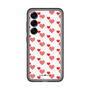スリムプロテクションプレミアムケース［ Stripe Hearts - Red ］