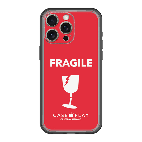 スリムプロテクションプレミアムケース［ FRAGILE - Red ］