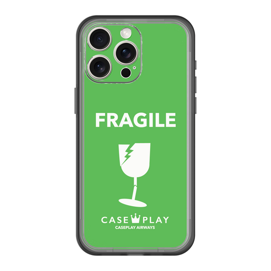 スリムプロテクションプレミアムケース［ FRAGILE - Green ］