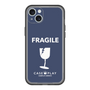 スリムプロテクションプレミアムケース［ FRAGILE - Navy ］