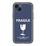 スリムプロテクションプレミアムケース［ FRAGILE - Navy ］