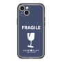 スリムプロテクションプレミアムケース［ FRAGILE - Navy ］