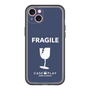 スリムプロテクションプレミアムケース［ FRAGILE - Navy ］