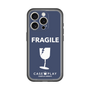 スリムプロテクションプレミアムケース［ FRAGILE - Navy ］