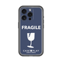 スリムプロテクションプレミアムケース［ FRAGILE - Navy ］