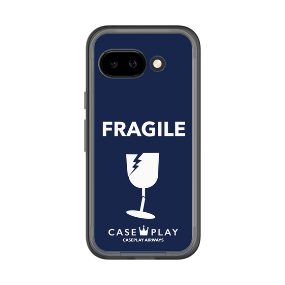スリムプロテクションプレミアムケース［ FRAGILE - Navy ］