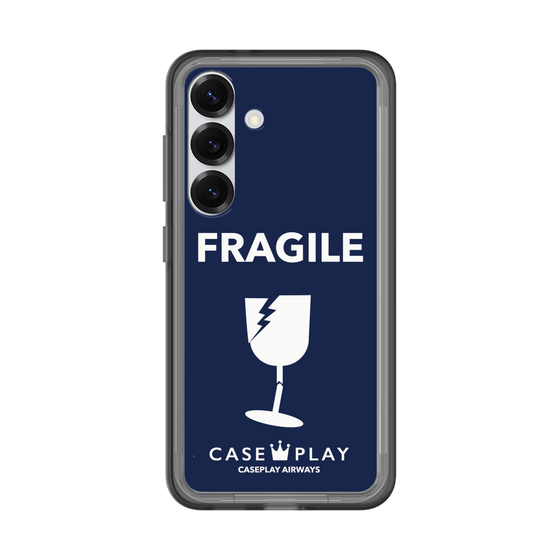 スリムプロテクションプレミアムケース［ FRAGILE - Navy ］
