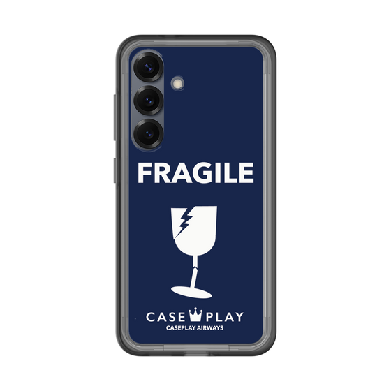 スリムプロテクションプレミアムケース［ FRAGILE - Navy ］