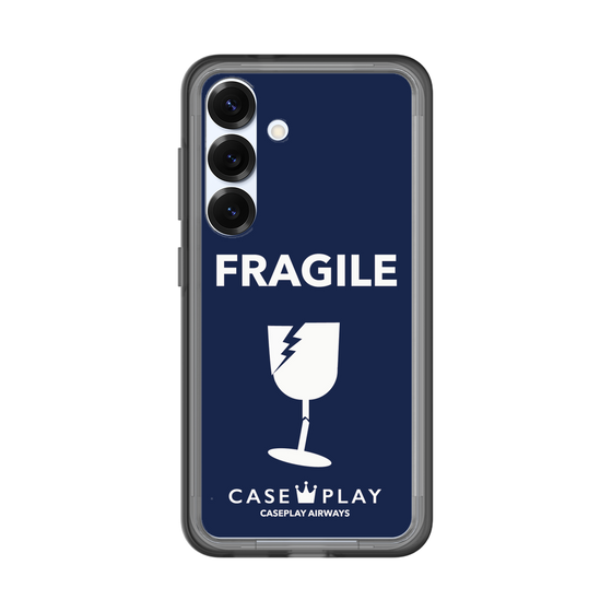 スリムプロテクションプレミアムケース［ FRAGILE - Navy ］