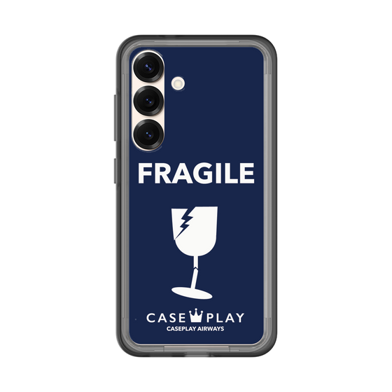 スリムプロテクションプレミアムケース［ FRAGILE - Navy ］