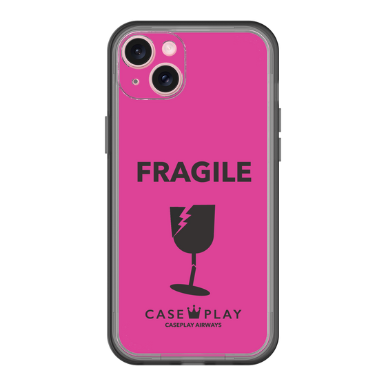 スリムプロテクションプレミアムケース［ FRAGILE - Pink ］