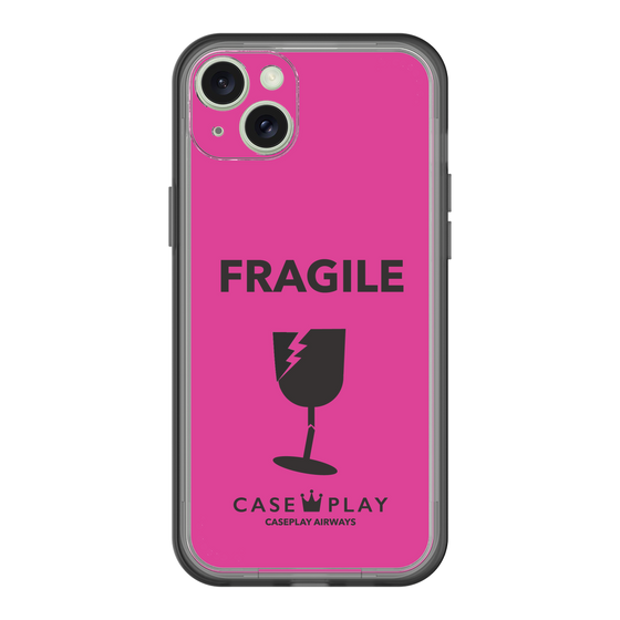 スリムプロテクションプレミアムケース［ FRAGILE - Pink ］