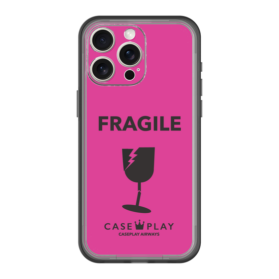 スリムプロテクションプレミアムケース［ FRAGILE - Pink ］