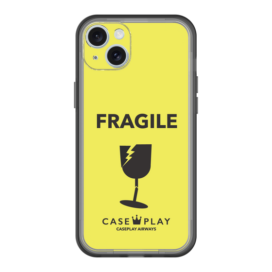 スリムプロテクションプレミアムケース［ FRAGILE - Yellow ］
