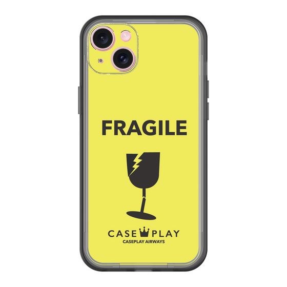 スリムプロテクションプレミアムケース［ FRAGILE - Yellow ］