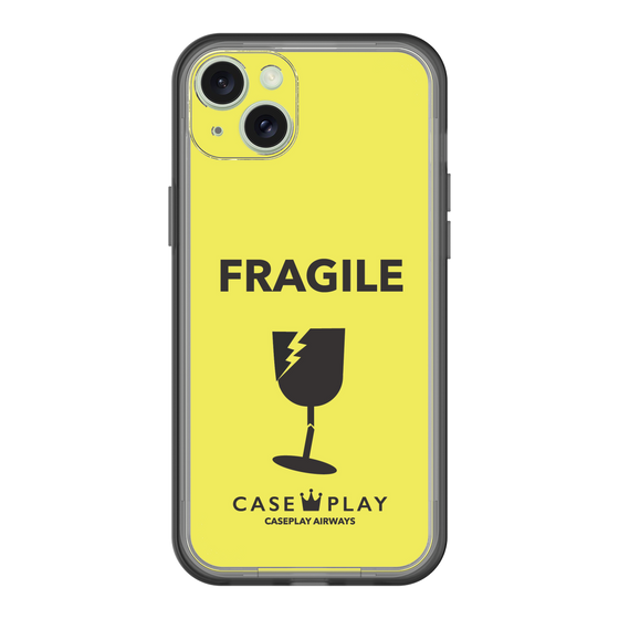スリムプロテクションプレミアムケース［ FRAGILE - Yellow ］