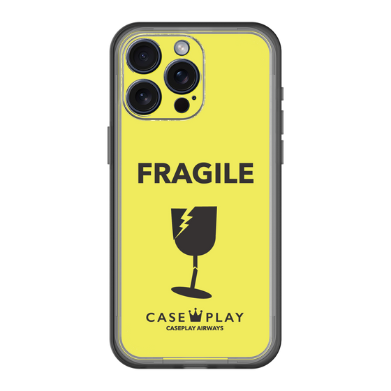 スリムプロテクションプレミアムケース［ FRAGILE - Yellow ］