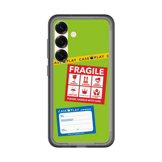 スリムプロテクションプレミアムケース［ FRAGILE Stickers - Green ］