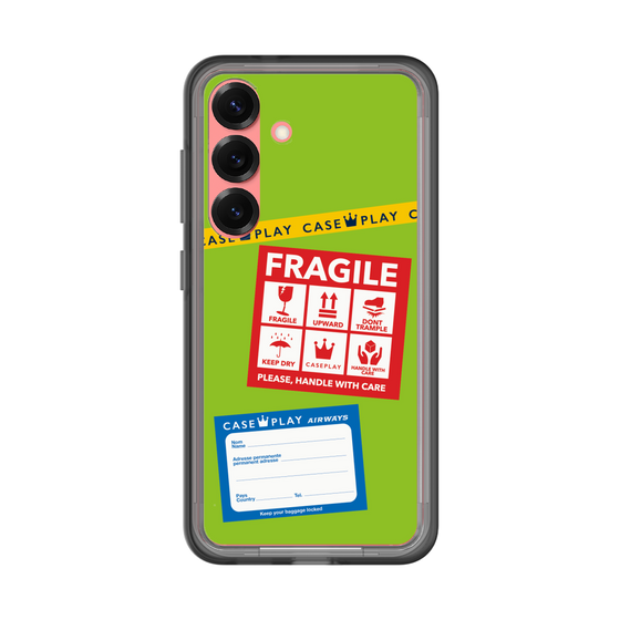 スリムプロテクションプレミアムケース［ FRAGILE Stickers - Green ］