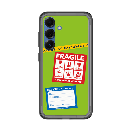 スリムプロテクションプレミアムケース［ FRAGILE Stickers - Green ］
