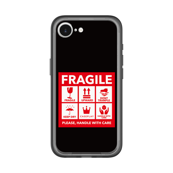 スリムプロテクションプレミアムケース［ FRAGILE Sticker - Black ］