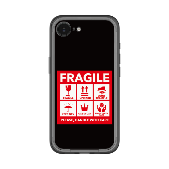 スリムプロテクションプレミアムケース［ FRAGILE Sticker - Black ］