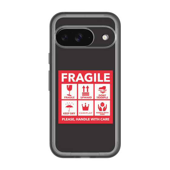 スリムプロテクションプレミアムケース［ FRAGILE Sticker - Black ］