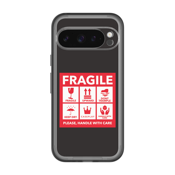 スリムプロテクションプレミアムケース［ FRAGILE Sticker - Black ］