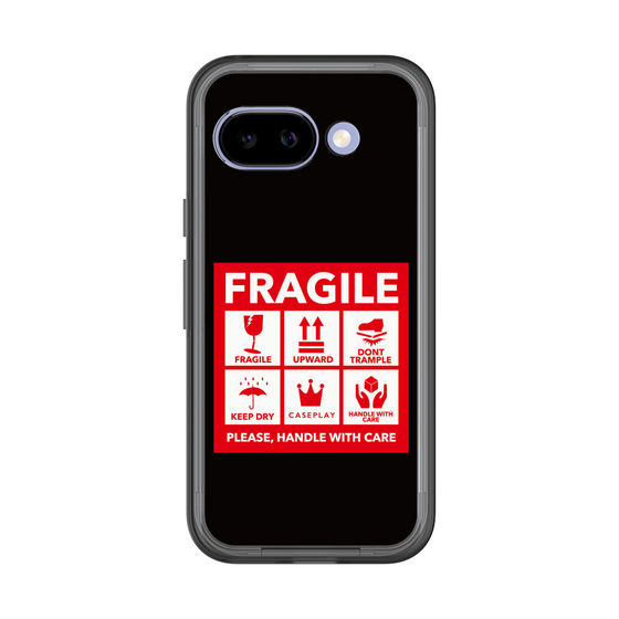 スリムプロテクションプレミアムケース［ FRAGILE Sticker - Black ］