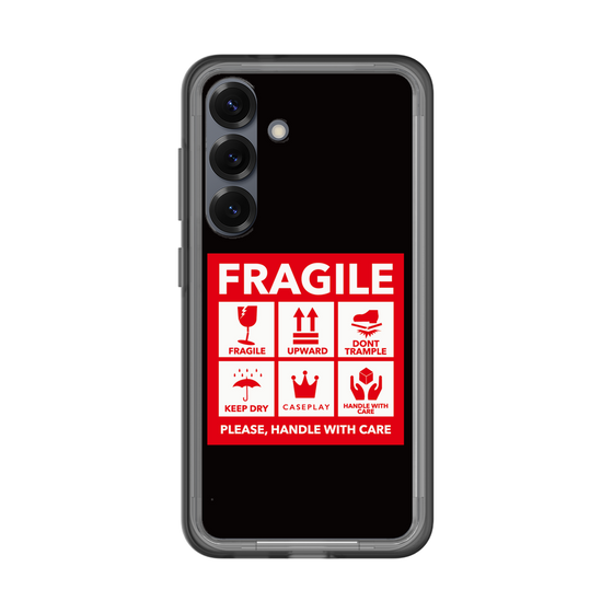 スリムプロテクションプレミアムケース［ FRAGILE Sticker - Black ］
