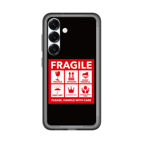 スリムプロテクションプレミアムケース［ FRAGILE Sticker - Black ］