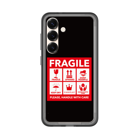 スリムプロテクションプレミアムケース［ FRAGILE Sticker - Black ］
